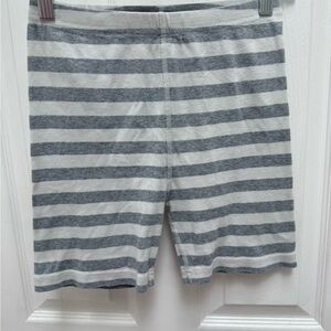 Hanna Andersson Gray Striped Kids Pajama Bottom shorts 150cm / us 12